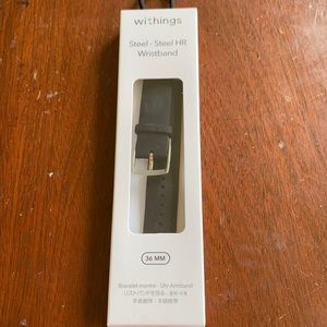 Black wrist band withings